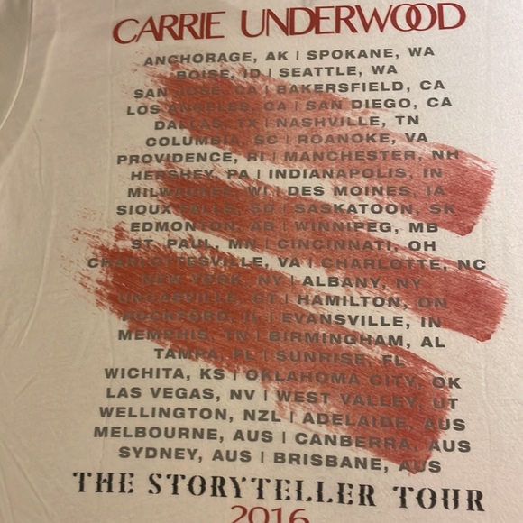 Carrie Underwood Concert Tee-Shirt - size XXL - Picture 5 of 5